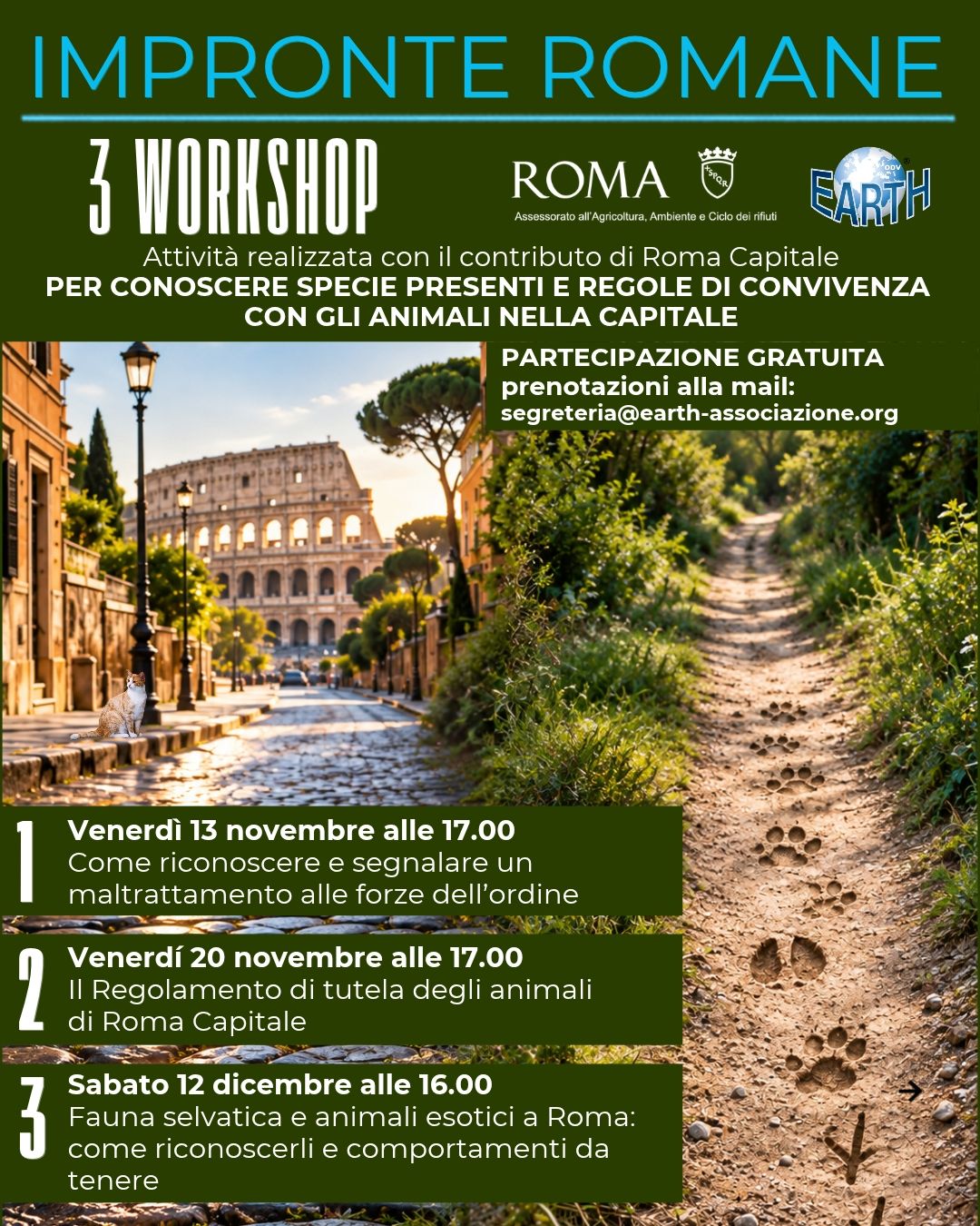 IMPRONTE ROMANE – 3 WORKSHOP